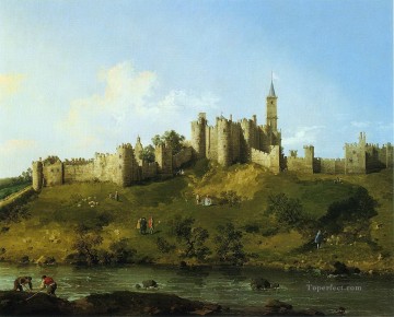 Canaletto Painting - castillo de alnwick canaletto